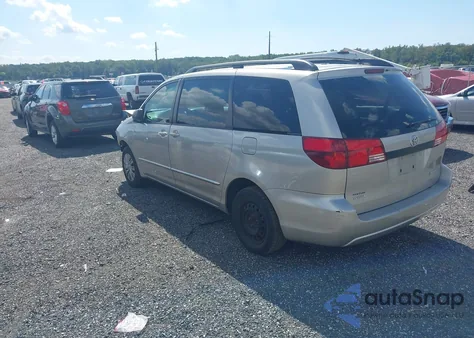 2005 Toyota Sienna Ce from USA, damaged, VIN 5TDZA23C25S316400